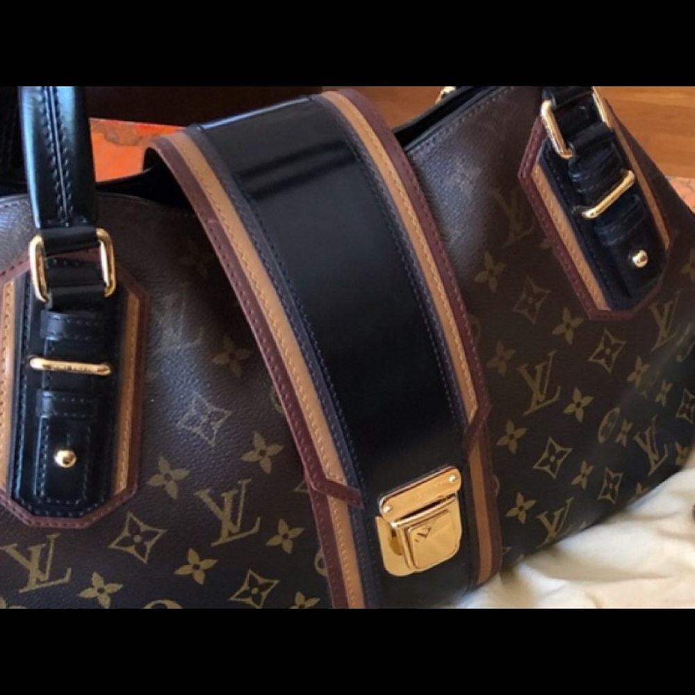 🍒LOUIS VUITTON Mirage Greit Handbag VINTAGE LImited Edition Monogram - Picture 3 of 10